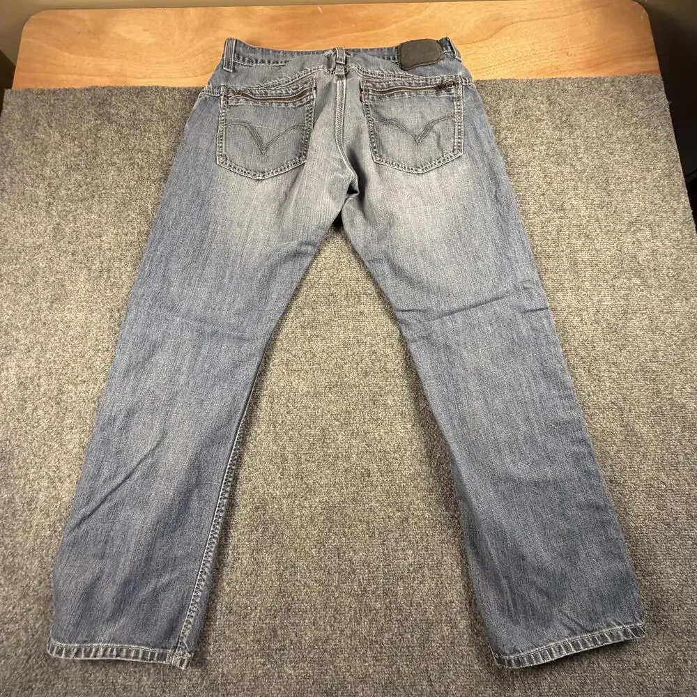 Levi's 514 Men's Jeans Size 36x32 Light Wash Denim #1002‎